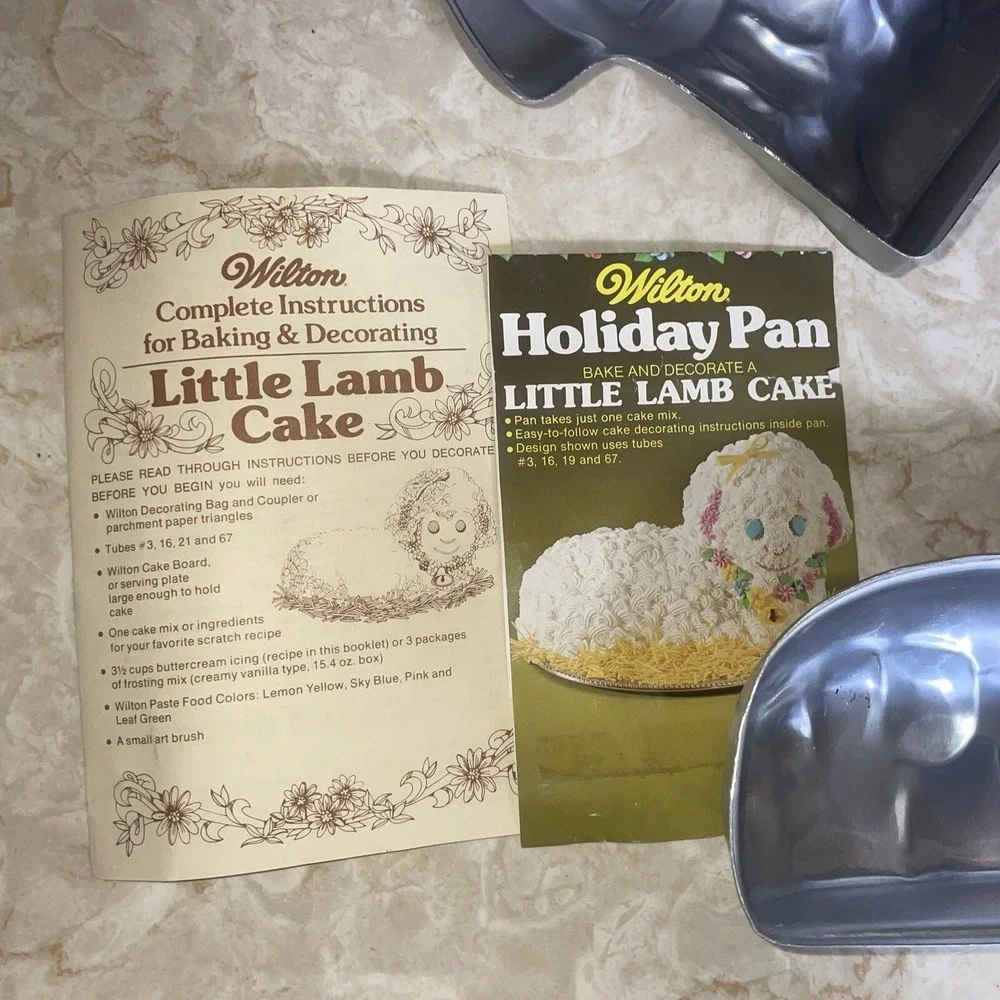 Lamb Cake Mold‎ Two Piece Milton Bakeware
